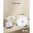 thumbnail image 3 of Sunco 12 Pack Recessed Lighting 6 Inch LED, Canless Ceiling Lights Slim with Junction Box, 1200 LM, 14W (100W Equivalent), 6000K, 3 of 7