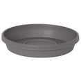 thumbnail image 1 of Plato para plantas Bloem STT08908, 6.5 a 8 pulgadas, gris antracita, 1 of 5