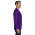 thumbnail image 3 of Gildan Heavy Cotton 5.3 oz. Long-Sleeve Men T-Shirt Purple 2X-Large, 3 of 3