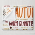 thumbnail image 3 of LHWEN Halloween Thanksgiving Flannel Blanket Decorative Fall Throw for Couch Sofa Bed Pumpkin and Maple Design Soft and Cozy Travel Blanket for Autumn Snuggling Machine Washable Blanket Perfect, 3 of 9