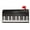 -, variant on Home Decor Piano Keyboard Music Keys Magnetic Mailbox Cover Standard Size 21''''x18'''' for Garden