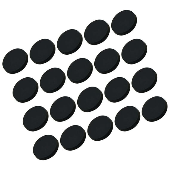 STRANDCHIC 30Pcs Black Metal Sewing Buttons Flat Alloy Fashion Buttons for Crafts and Garments