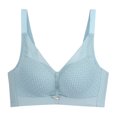 thumbnail image 3 of Fashion Comfortable Womans Lace Beauty Back Solid Strap Wrap Plus Size Bra, 3 of 4
