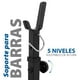 thumbnail image 5 of Banco de Ejercicio Fitness Altera LIONSET Kit Multifuncional Respaldo Ajustable C Barra y Pesas Integradas Mas Polea Color Negro, 5 of 7