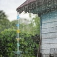 thumbnail image 7 of Decorative Hummingbirds Water Chain Drainage System Windchimes Garden Decors, 7 of 7