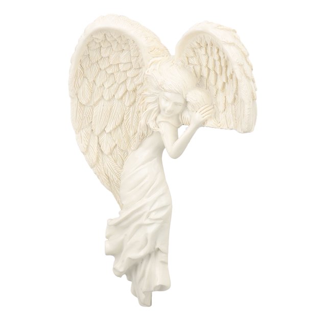 Door Frame Angel Wing Sculpture, Angel Door Frame Decoration Multifunctional Resin for Home Left Angel,Right Angel