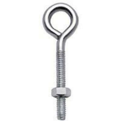 

20PK ProSource LR275 Zinc Eye Bolt W/Nuts 1/4x8