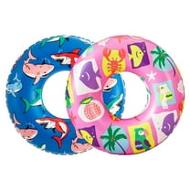 Bluescape Inflatable Swim Tube Pool Float, Pink & Blue color, 2-Pack, for Kids & Adults, Age 9 & up, Unisex