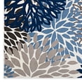 thumbnail image 4 of Modway Calithea Vintage Classic Abstract Floral 8x10 Area Rug in Blue, Brown and Beige, 4 of 8