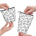 thumbnail image 3 of Lsque Hand Drawn Turtle Pattern Telescopic Pencil Bag Pen Holder Stationery Case, Stand-up Retractable Transformer Bag Organizer, 3 of 6
