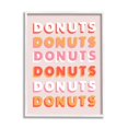 thumbnail image 5 of Stupell Industries Orange Pink Donuts Text Pattern Design , 16 x 20, Design by CAD Designs, 5 of 5