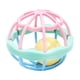 thumbnail image 2 of Sonajero de goma suave para bebés | Pelota sensorial de mano azul para bebés | Desarrollo de la educación temprana | Motricidad fina | Juguete táctil masticable para bebés de 0 a 1 año | Reg, 2 of 5