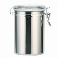 thumbnail image 6 of yilyih Stainless Steel Airtight Canisters,Kitchen Storage Containers,Airtight Canister Storage Container for Tea Coffee Sugar,Canister Food Storage Jar with Clear Lid and Locking Clamp, 6 of 9