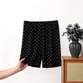 thumbnail image 5 of Bovxnpu Womens Pajama Shorts Sleep Loungewear Bottoms Pajama Shorts Polka Print Cotton Plus Size Pocketed Sleepwear, 5 of 7