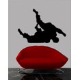 thumbnail image 2 of Wallhogs Martial Arts Throwing Silhouette Cutout Wall Decal, 2 of 2