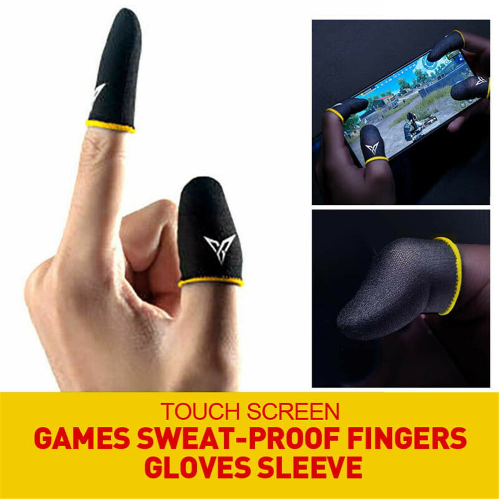 10 Pack Anti-Sweat Breathable Touchscreen Sensitive Aim Joysticks Finger Set for Rules of Survival/Knives Out Newseego Finger Sleeve Sets for Gaming Mobile Game Controller Thumb Sleeves Blue