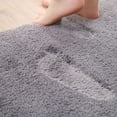 thumbnail image 5 of AJZIOJIRO 24"x 16"Bathroom Rug,Non-Slip Thickened Bath Mat, Anti-Slip, Fluffy, Antibacterial, Odor Resistant, Entrance Mat, Bathroom, Kitchen, Washable, 5 of 8