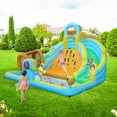 thumbnail image 3 of Ktaxon 7-in-1 Inflatable Water Slide Bounce House with Blower, Dual Slides Water Park, Large Climbing Wall & Basketball Hoop for Kids Backyard, 3 of 8