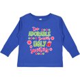 thumbnail image 3 of Inktastic Too Adorable to Wear Ugly Sweaters Boys or Girls Long Sleeve Toddler T-Shirt, 3 of 5
