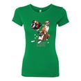 thumbnail image 2 of If It's Not a Boxer It's Just a Dog Gift | Womens Dog Lover Slim Fit Junior Tee, Kelly, Medium, 2 of 3