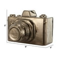 thumbnail image 5 of Benjara 6" Decorative Camera Table Top Accent- Distressed Gold Finish Ceramic, 5 of 5