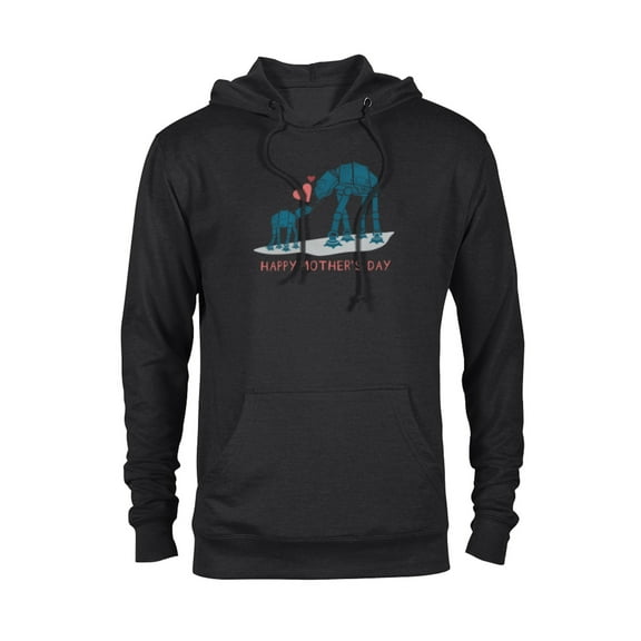 Star Wars AT-AT Walkers Happy Mother's Day - Pullover Hoodie for Adults - Customized-Black