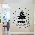 thumbnail image 3 of Merry Christmas Wall Stickers Christmas Tree Stars DIY Christmas Decor Stickers, 3 of 7
