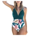 thumbnail image 1 of Traje de baño de una pieza HUOGUO, sexy, con estampado de flores, monokini para mujer, 1 of 5