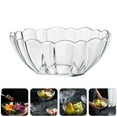 thumbnail image 6 of Masteelf 1 Pc Household Rice Bowl Lotus-shaped Soup Bowl Fruit Bowl (Transparent), 6 of 10