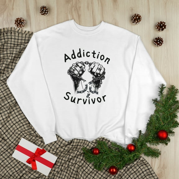 Addiction Survivor EcoSmart® Crewneck Sweatshirt