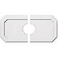 thumbnail image 3 of Ekena Millwork CMP28X14ED2-05000 5 in. ID x 9.75 in. Rectangle Emerald Architectural Grade PVC Contemporary Ceiling Medallion - 2 Piece, 3 of 3