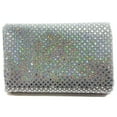 thumbnail image 2 of Shason Textile (3 Yards Cut) Spangle Sequin Glitter Knit Fabric, Silver, 2 of 4