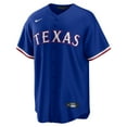 thumbnail image 2 of Men's Nike Jacob deGrom Royal Texas Rangers Away Replica Player Jersey, 2 of 3