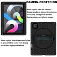 thumbnail image 6 of ELEHOLD for iPad Pro 11 inch 2022/2021/2020/2018 Rugged Case, Heavy Duty Protection Hand Strap Built-in Kickstand Crossbody Shoulder Strap Shockproof Case for iPad Pro 11 inch,Black, 6 of 10
