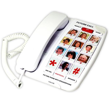 Future Call FC1007SP Picture Phone with (Best Speakerphone For Conference Calls)