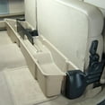 thumbnail image 3 of Fits 2004-2008 Ford F-150 Du-Ha Under Seat Storage Unit 20004 Under Rear Seat; 2 Compartments; With Removable Dividers And Gun Rack Inserts; Black; Heavy Duty Polyethylene, 3 of 6
