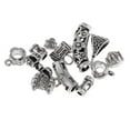 thumbnail image 4 of 40 Piezas Mezcladas de Plata Tubo Espaciador Abalorios Colgaes Manualidades de Joyería de Bricolaje, 4 of 7