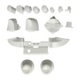 thumbnail image 1 of Full Buttons Kit Replacement Buttons for Series X Controller, 1 of 9