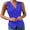 Blue, variant on Blazer Vest for Women Lightweight Collarless Single Breasted Button Sleeveless Suit Waistcoat Dressy Casual Solid Color Office Layering Gilet XXL