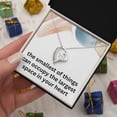 thumbnail image 3 of First Time Mom Christmas Gifts Expecting Mom Necklace The Smallest of Things Can Occupy the Largest Space in Your Heart New Mom Mothers Day Gift Forever Love Necklace, 3 of 10