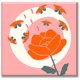 thumbnail image 1 of Cuadro Canva Listo Para Colgar Tipo Galería Rosa Naranja 80X80 cm, 1 of 4
