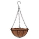 thumbnail image 4 of 8 pulgadas de metal colgante maceta cesta de coco alambres de acero redondos planta titular decoración macetas colgantes cestas colgantes de interior al aire libre 20 cm, 4 of 7