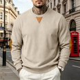 thumbnail image 2 of Afdoent Sweatshirts for Men Crewneck Long Sleeve Sweatshirt Outdoor Sports Casual Pullover Comfortable, 2 of 7