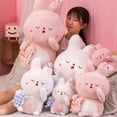 thumbnail image 4 of Adorable Cartoon Bunny Plush Doll Soft Stuffed Toy Kid Hugging Pillow Gift, 4 of 5