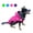 Rose Red, variant on Dog Raincoat - Reflective Dog Rain Coat, Waterproof Dog Jacket With Hood, Dual Use of Rain and Sunshine, Lightweight Dog Poncho Slicker for Small Dog, Medium Dog, Large Dog, Protect Dog from Sun