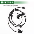 thumbnail image 5 of Unique Bargains ABS Wheel Speed Sensor ABS Sensor Anti-lock Braking System Sensor for Suzuki Alto V 2009-2013 No.5632068K00 Rear Left, 5 of 7