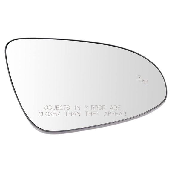 TRQ Blind Spot Detection Heated Mirror Glass Passenger Side RH for Toyota Camry MGA08971 Fits select: 2012 ,2014 TOYOTA CAMRY SE/XLE