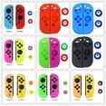 thumbnail image 1 of Capuchons de Joystick pour Poignées de Pouce, Housse de Protection en Silicone Souple pour Nintendo Switch Joy-Con (Bleu+rouge), 1 of 4
