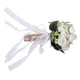 thumbnail image 5 of YAHHU Ramo de Flores Artificiales de Novia Blanco Leche 27 x 22 cm / 10.6 x 8.7 in, 5 of 8