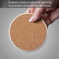 thumbnail image 6 of Thirstystone Mocha Stem 4-Pack Round Stone Coasters, 6 of 7